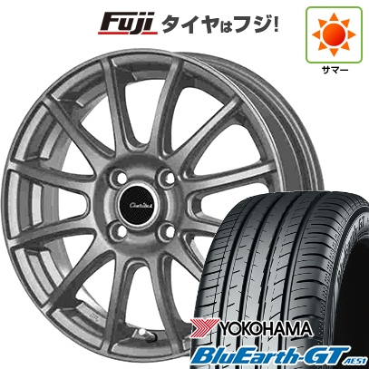 【新品国産車用4穴100】 | 夏タイヤ ホイール4本セット | 185/65R15 | ヨコハマ ブルーアース GT AE51 | テクノピア カリテス S12 | 15インチ