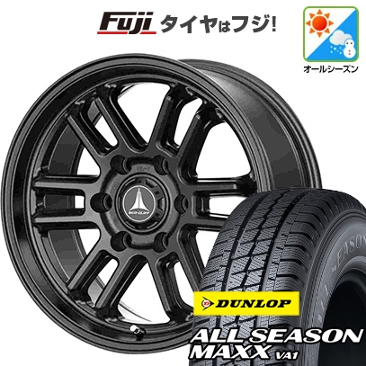 新品 ハイエース200系 | オールシーズンタイヤ ホイール4本セット | 195/80R15 107/105N | オールシーズンMAXX VA1 | テクノピア マッドクリフ EVO | 15インチ
