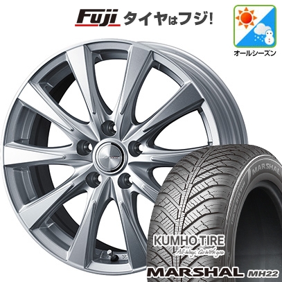 【新品国産車用5穴114.3】 | オールシーズンタイヤ ホイール4本セット | 215/65R16 | クムホ マーシャル MH22(限定) | ジョーカー スピリッツ | 6.5J 16インチ