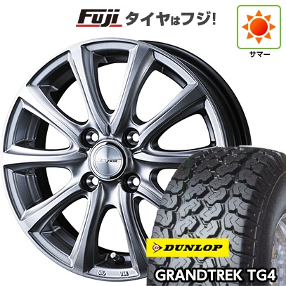 【新品】軽トラ 軽バン 夏タイヤ ホイール4本セット 145/80R12 80/78N ダンロップ グラントレック TG4 WEDS ウェッズ ジョーカー スマッシュ 4J 12インチ