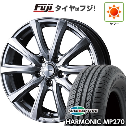 【新品国産車用5穴114.3】 | 夏タイヤ ホイール4本セット | 195/65R15 | ミレバー ハーモニック MP270(限定) | WEDS ウェッズ ジョーカー スマッシュ | 15インチ