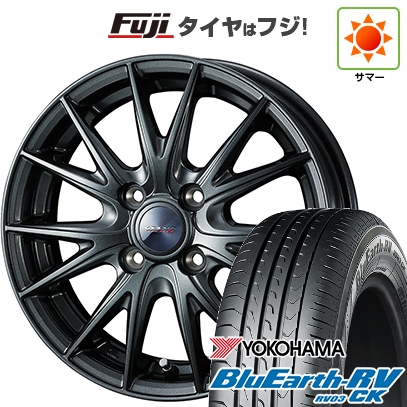 【パンク保証付き】【新品】ルーミー・トール | 夏タイヤ ホイール4本セット | 165/65R14 | ヨコハマ ブルーアース RV-03CK | ヴェルバ スポルトII | 14インチ