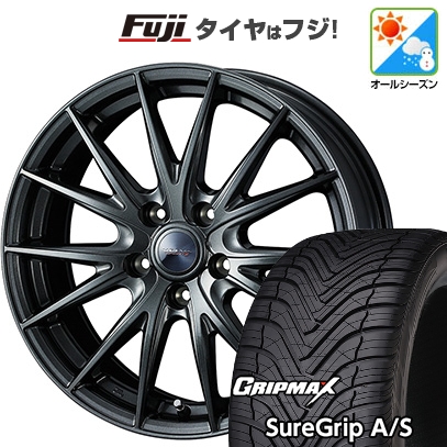 【新品国産車用5穴114.3】 | オールシーズンタイヤ ホイール4本セット | 225/40R19 | シュアグリップ A/S | WEDS ウェッズ ヴェルバ スポルトII | 19インチ