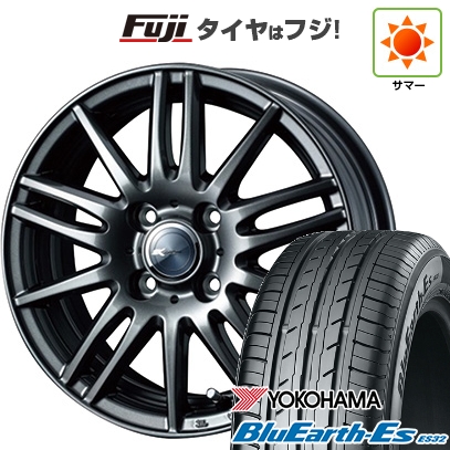 【新品 軽自動車】 夏タイヤ ホイール4本セット 155/65R13 ヨコハマ ブルーアース ES32 WEDS ウェッズ ザミック ティート 4J 13インチ