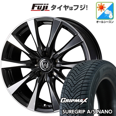 グリップマックス - 【新品】ライズ/ロッキー（揮発油） | オール時期タイア 車輪4本仕掛ける | 195/65R16 | シュアグリップ AS ナノ | ライツレー DI | 6J 16in オールシーズンタイヤ、ホイールセット-自動車-車、バイク、自転車