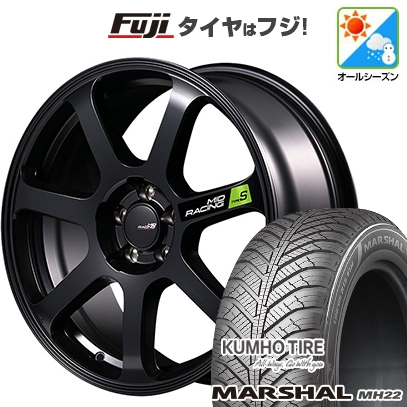 KUMHO - 【新品国産車用5穴114.3】 | オール時期タイア 車輪4本仕掛ける | 205/55R17 | マーシャル MH22(押さえる) | MID RACING R07 手あいS 17in オールシーズンタイヤ、ホイールセット-タイヤ、ホイール
