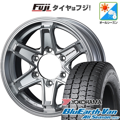 【新品】キャラバン | オールシーズンタイヤ ホイール4本セット | 195/80R15 107/105N | ブルーアース Van RY61 | キーラータクティクス | 15インチ
