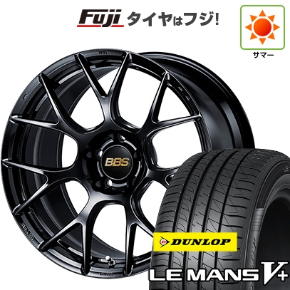 【新品国産車用5穴114.3】 | 夏タイヤ ホイール4本セット | 245/35R20 | ダンロップ ルマン V+(ファイブプラス) | BBS JAPAN RE-V7 | 8J 20インチ