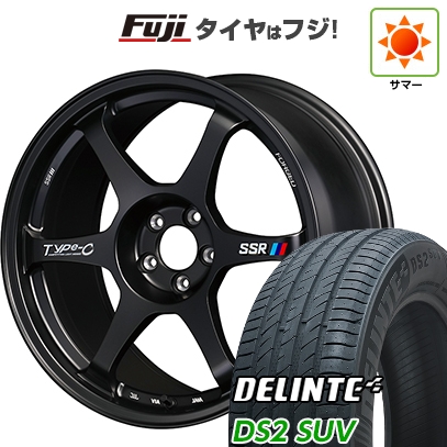 【新品国産車用5穴114.3】 | 夏タイヤ ホイール4本セット | 225/55R18 | デリンテ DS2 SUV(限定) | SSR Type-c FORGED | 8J 18インチ