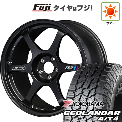 GEOLANDAR - 【新品国産車用5穴114.3】 | 夏タイア 車輪4本仕掛ける | 225/55R18 | ヨコハマ ジオランダー A/T4 G018 RBL | SSR Type-c FORGED | 8J 18in 自動車-タイヤ、ホイール-車、バイク、自転車