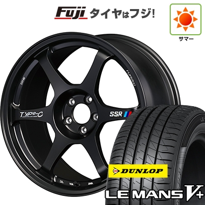 【新品国産車用5穴100】 | 夏タイヤ ホイール4本セット | 215/40R18 | ダンロップ ルマン V+(ファイブプラス) | SSR Type-c FORGED | 8J 18インチ