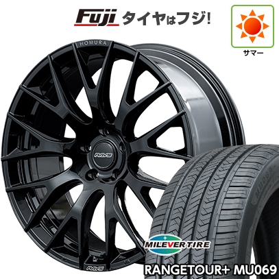 【新品国産車用5穴114.3】 | 夏タイヤ ホイール4本セット | 235/40R19 | ミレバー レンジツアープラスMU069（限定） | RAYS レイズ ホムラ 2X9R | 8J 19インチ