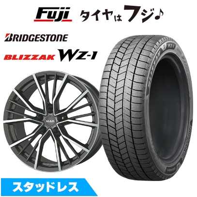 【新品】アウディA8（F8） スタッドレスタイヤ ホイール４本セット 235/55R18 ブリヂストン ブリザック WZ-1 MAK ユニオン 8J 18インチ