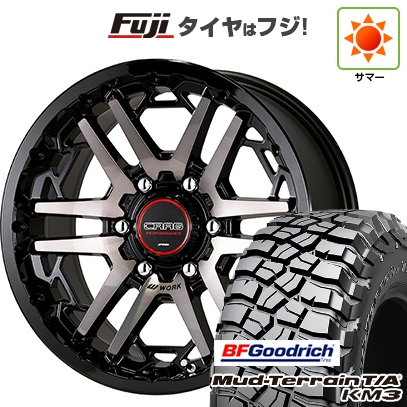 新品 プラド/ハイラックス | サマータイヤ ホイール4本セット | 35X12.5R17 | BFG マッドテレーンT/A KM3 | クラッグ ティーグラビックIII【限定】 | 17インチ
