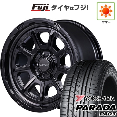 【新品】ハイエース200系 | 夏タイヤ ホイール4本セット | 225/50R18 107/105H | PARADA PA03 ホワイトレター | 57GR-X HD | 9J 18インチ