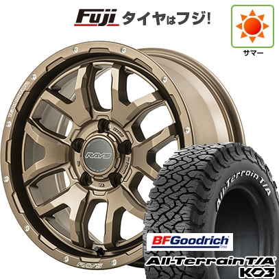 【新品】ランクル70(GDJ76W) | 夏タイヤ ホイール4本セット | 265/75R16 | オールテレーンT/A KO3 RWL | デイトナ F6ブースト 16インチ