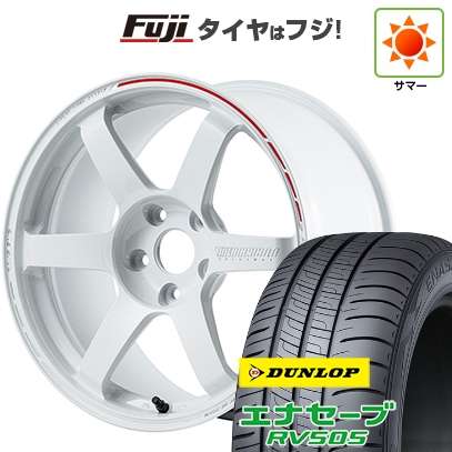エナセーブ - 【新品国産車用5穴114.3】 | 夏タイア 銀輪4本仕かける | 225/55R18 | RV505 | TE37 サーガ S+ TIME ATTACK 押さえる 18in