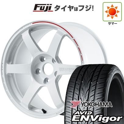 【新品国産車用5穴100】 | 夏タイヤ ホイール4本セット | 225/55R18 | エイビッド エンビガーS321 | TE37 サーガ S+ TIME ATTACK 限定 18インチ