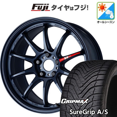【新品国産車用5穴100】 | オールシーズンタイヤ ホイール4本セット | 225/40R18 | グリップマックス Sure Grip AS | エモーション ZR10【限定】 18インチ