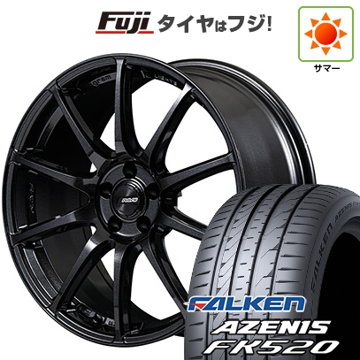 AZENIS - 【新品国産車用5穴114.3】 | 夏タイア 銀輪4本仕かける | 225/45R18 | ファルケン アゼニス FK520L | RAYS レイズ グラムライツ 57TR | 7.5J 18in