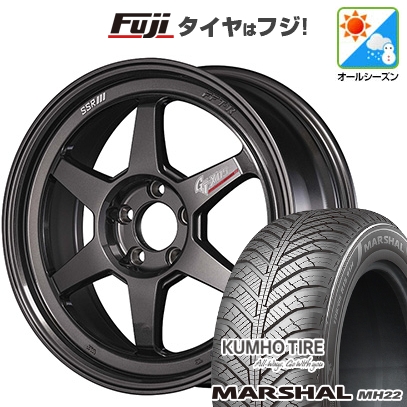 【新品国産車用5穴114.3】 | オールシーズンタイヤ ホイール4本セット | 235/55R18 | マーシャル MH22(限定) | SSR GT GTX05 DR EDITION | 7.5J 18インチ