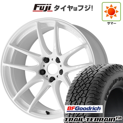 BFグッドリッチ - 【新品国産車用5穴114.3】 | 夏タイア 銀輪4本仕かける | 235/60R18 | トレールテレーンT/A RBL | 情意 CR Shigoku 18in