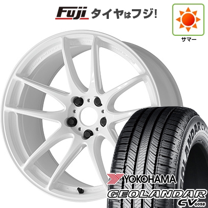【新品国産車用5穴114.3】 | 夏タイヤ ホイール4本セット | 235/55R19 | ヨコハマ ジオランダー CV G058 | WORK ワーク エモーション CR Shigoku | 19インチ