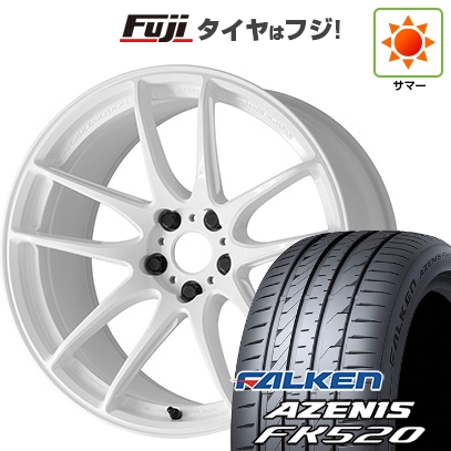 【新品国産車用5穴114.3】 | 夏タイヤ ホイール4本セット | 245/35R19 | ファルケン アゼニス FK520L | WORK ワーク エモーション CR Shigoku | 8J 19インチ
