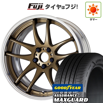ASSURANCE - 【新品国産車用5穴114.3】 | 夏タイア 車輪4本仕掛ける | 225/45R19 | グッドイヤー Assurance Maxguard(押さえる) | 情感 CR 2P 19in タイヤ、ホイール-夏タイヤ、ホイールセット