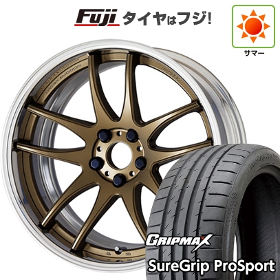 【新品国産車用5穴100】 | 夏タイヤ ホイール4本セット | 245/45R19 | Sure Grip PRO SPORT BSW | エモーション CR 2P 19インチ