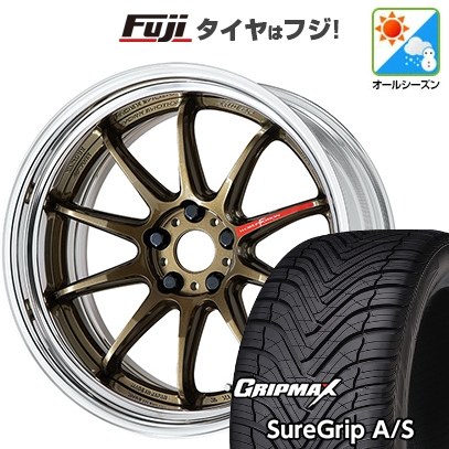 グリップマックス - 新品国産車用5穴114.3 | オール時期タイア 車輪4本仕掛ける | 225/45R19 | シュアグリップ A/S | 情感 ZR10 2P 足どりリム | 19in タイヤ、ホイール-オールシーズンタイヤ、ホイールセット