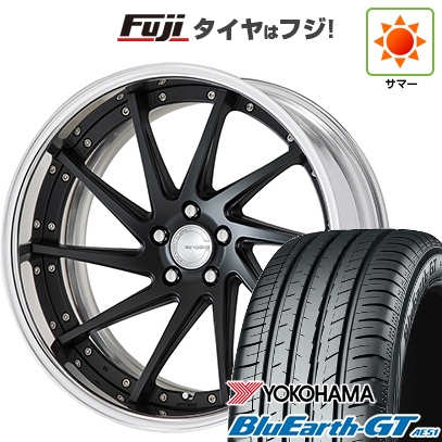 【新品国産車用5穴100】 | 夏タイヤ ホイール4本セット | 225/40R19 | ヨコハマ ブルーアース GT AE51 | WORK ワーク グノーシスCV CVS | 8J 19インチ