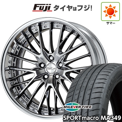 【新品国産車用 5穴114.3車】 夏タイヤ ホイール４本セット 225/35R20 ミレバー スポーツマクロ MA349（限定） ワーク シュヴァート SG2 20インチ
