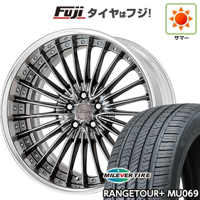【新品国産車用5穴114.3】 | 夏タイヤ ホイール4本セット | 235/55R20 | ミレバー MU069 | WORK ワーク シュヴァート グラソン | 20インチ