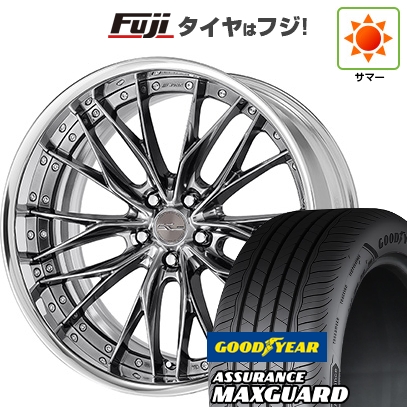 【新品国産車用5穴114.3】 | 夏タイヤ ホイール4本セット | 225/45R19 | グッドイヤー Assurance Maxguard(限定) | シュヴァート ブルネン 19インチ