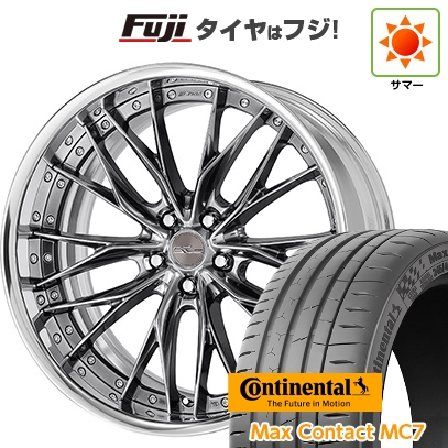 【新品国産車用5穴114.3】 | 夏タイヤ ホイール4本セット | 245/35R21 | マックスコンタクトMC7(限定) | シュヴァート ブルネン | 21インチ