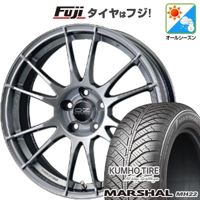 【新品国産車用5穴114.3】 | オールシーズンタイヤ ホイール4本セット | 235/55R18 | マーシャル MH22(限定) | OZ ウルトラレッジェーラ | 8J 18インチ