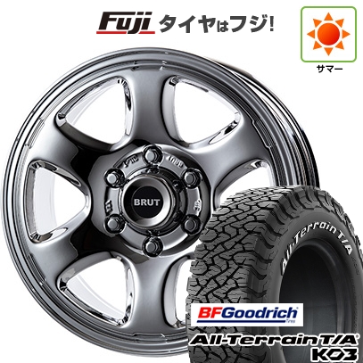 新品 ランクル250 夏タイヤ ホイール4本セット 265/70R17 BFグッドリッチ オールテレーンT/A KO3 RWL トライスター BRUT BR-44 7.5J 17インチ