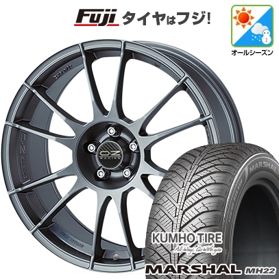 【新品国産車用5穴114.3】 | オールシーズンタイヤ ホイール4本セット | 235/55R18 | マーシャル MH22(限定) | OZ ウルトラレッジェーラ | 8J 18インチ