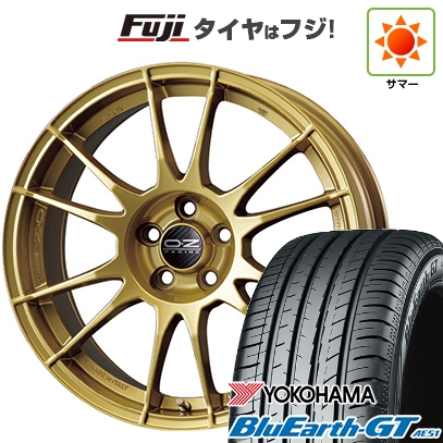 【新品国産車用5穴114.3】 | 夏タイヤ ホイール4本セット | 215/45R18 | ヨコハマ ブルーアース GT AE51 | OZ ウルトラレッジェーラ | 8J 18インチ