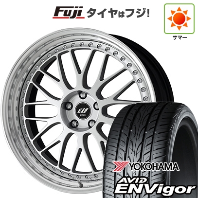 【新品国産車用5穴100】 | 夏タイヤ ホイール4本セット | 225/40R19 | ヨコハマ エイビッド エンビガーS321 | WORK ワーク ジスタンス W10M | 8J 19インチ