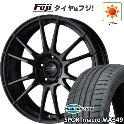 【新品国産車用 5穴114.3車】 夏タイヤ ホイール4本セット 255/35R20 ミレバー スポーツマクロ MA349（限定） OZ ウルトラレッジェーラHLT 20インチ