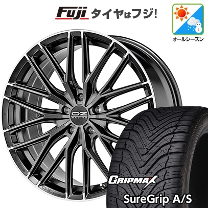 【新品国産車用 5穴114.3車】 オールシーズンタイヤ ホイール4本セット 225/45R19 グリップマックス シュアグリップA/S(限定) OZ グランツーリズモ HLT 19インチ