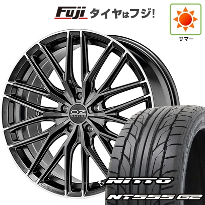 【パンク保証付】【新品国産車用 5穴114.3車】 夏タイヤ ホイール4本セット 245/45R20 ニットー NT555 G2 OZ グランツーリズモ HLT 20インチ