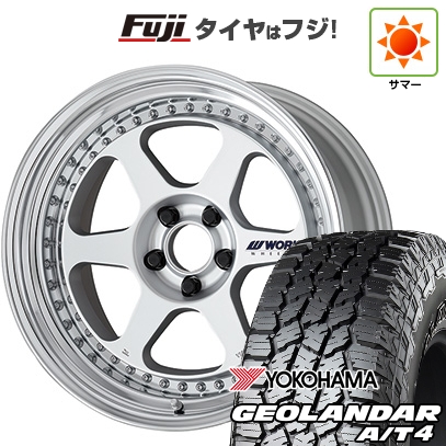 【新品国産車用5穴114.3】 | 夏タイヤ ホイール4本セット | 225/60R18 | ヨコハマ ジオランダー A/T4 G018 RBL | WORK ワーク マイスター L1 3P | 8J 18インチ
