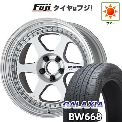 【新品国産車用5穴114.3】 | 夏タイヤ ホイール4本セット | 225/55R19 | ギャラクシア BW668(限定) | WORK ワーク マイスター L1 3P | 8J 19インチ