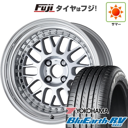 BluEarth - 【はち切れる引き請ける付き添い人】【新品国産車用5穴114.3】 | 夏タイア 車輪4本仕掛ける | 215/60R16 | ヨコハマ 青碧地びた RV-03 | マイはやりっ児 M1 3P | 6.5J 16in 自動車-タイヤ、ホイール-夏タイヤ、ホイールセット
