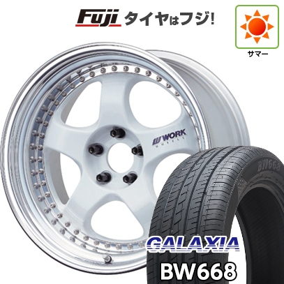 【新品】40系アルファード/ヴェルファイア用 | 夏タイヤ ホイール4本セット | 225/55R19 | ギャラクシア BW668 | WORK ワーク マイスター S1 3P | 19インチ