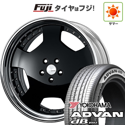 【新品】40系アルファード/ヴェルファイア用 | 夏タイヤ ホイール4本セット | 245/40R21 | ヨコハマ アドバン dB V553 | WORK ワーク ランベック LDZ | 21インチ