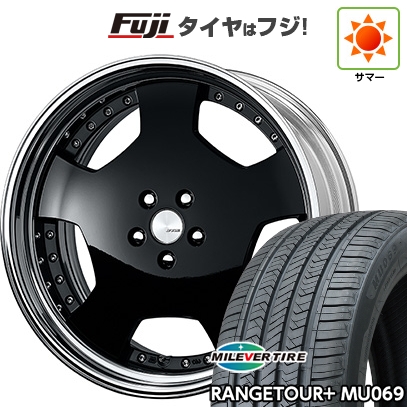 【新品国産車用 5穴114.3車】 夏タイヤ ホイール４本セット 245/45R20 ミレバー レンジツアープラスMU069（限定） ワーク ランベック LDZ 20インチ